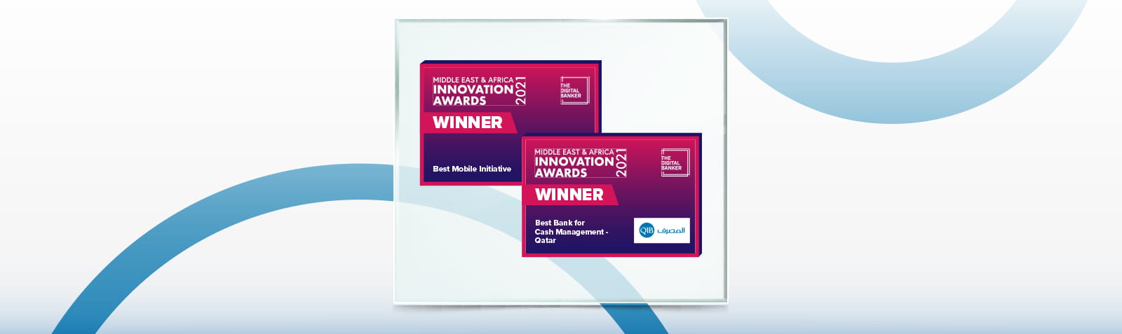 Banner announcing best mobile digital banker award