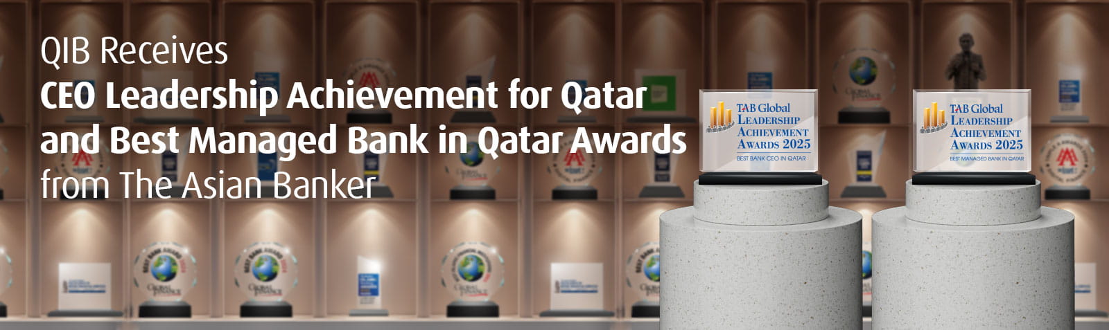 Home banner announcing leadership and best managed bank awards