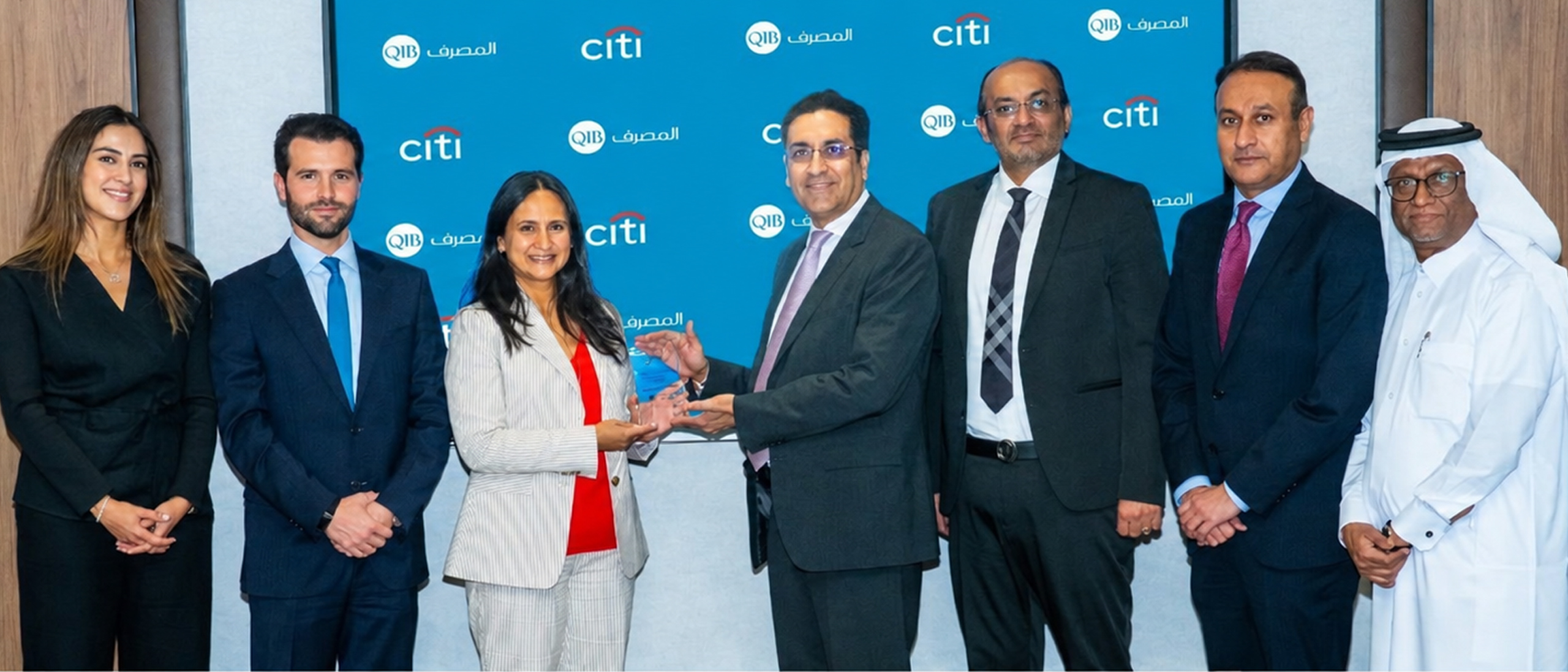 QIB receives Citis Straight Through Processing Excellence Award after achieving a 997 STP rate in co