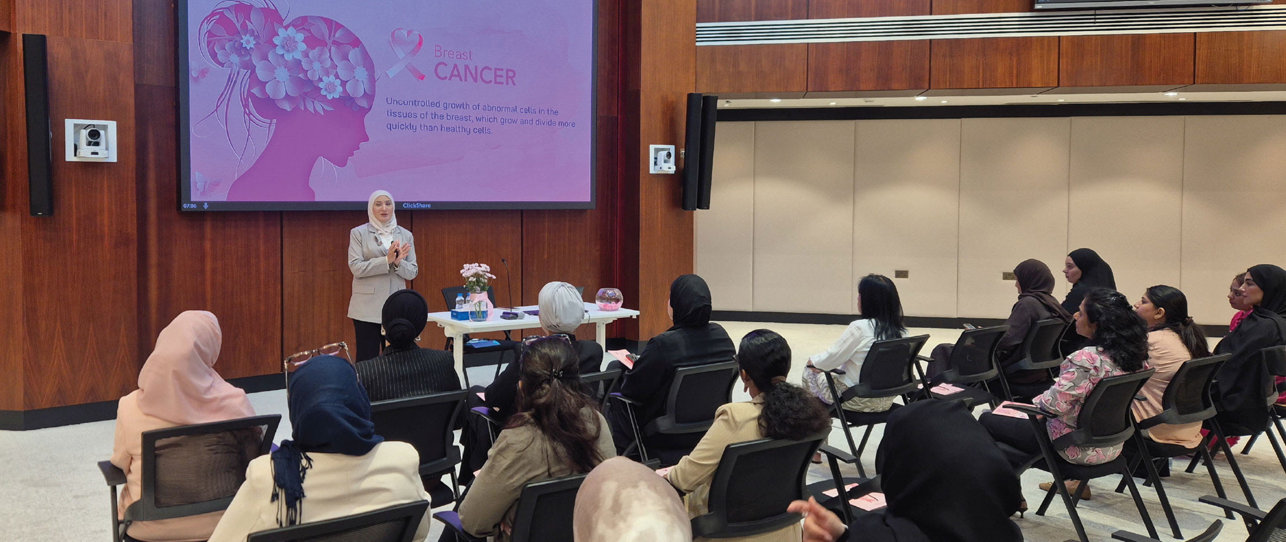 QIB Hosts Breast Cancer Awareness Workshop as Part of Pink October Initiatives