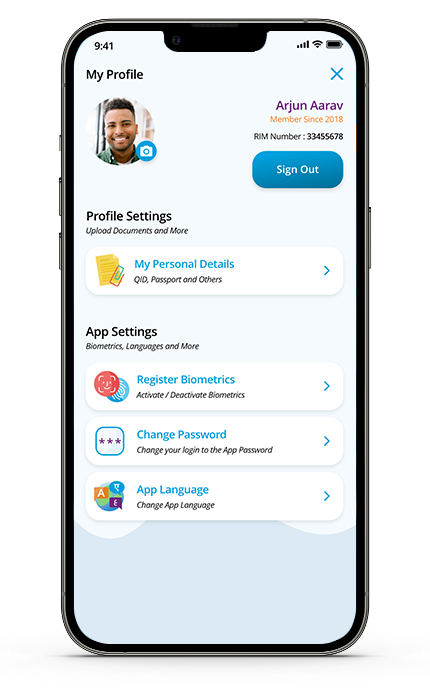 Employee Application QIB Light - English