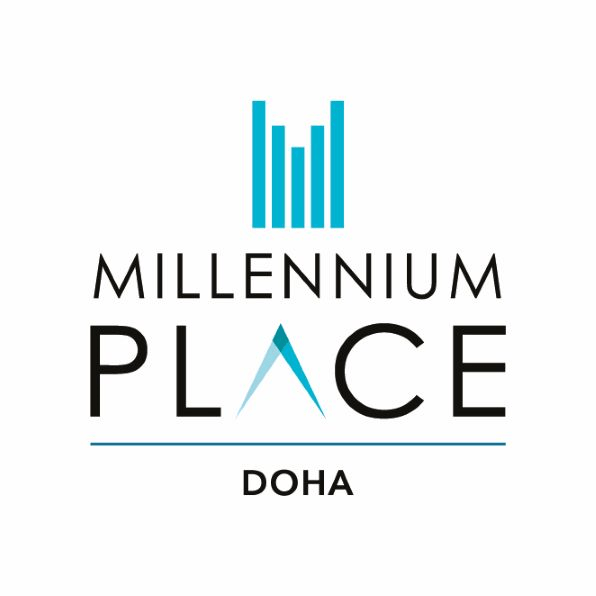 Hotel logo image for Millennium Place Doha.