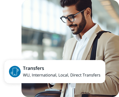 Two people standing outdoors viewing content on their mobile screens.