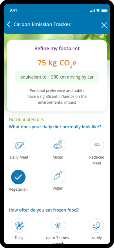 View emissions data