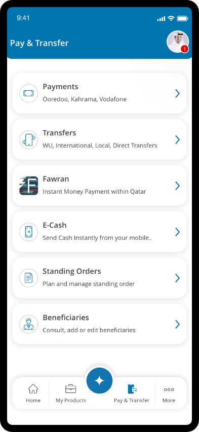 Welcome screen showing login, registration options, help link, and savings promotion message.