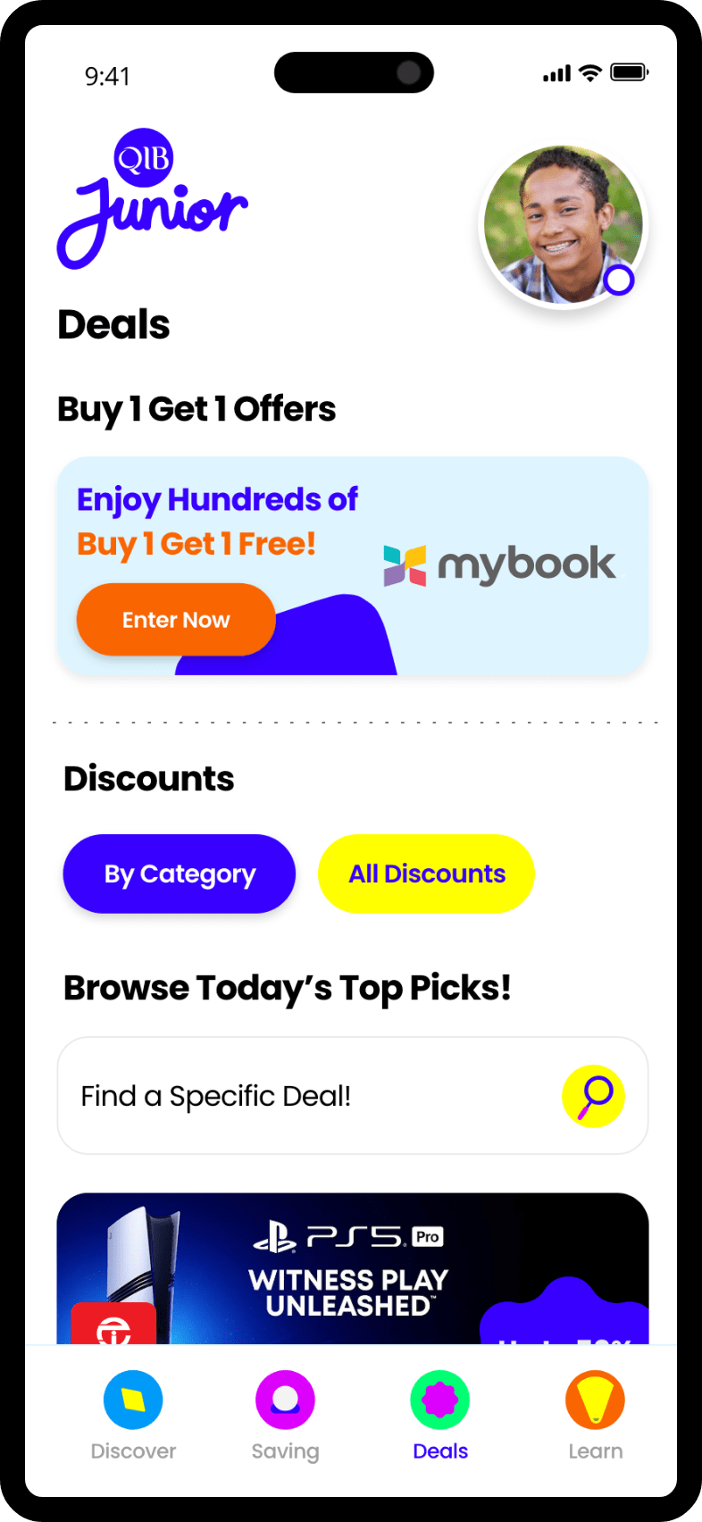 Deals - Junior App