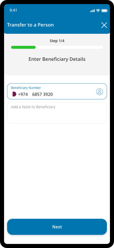 mPay confirmation screen for easy cash withdrawal with status message and continue button.