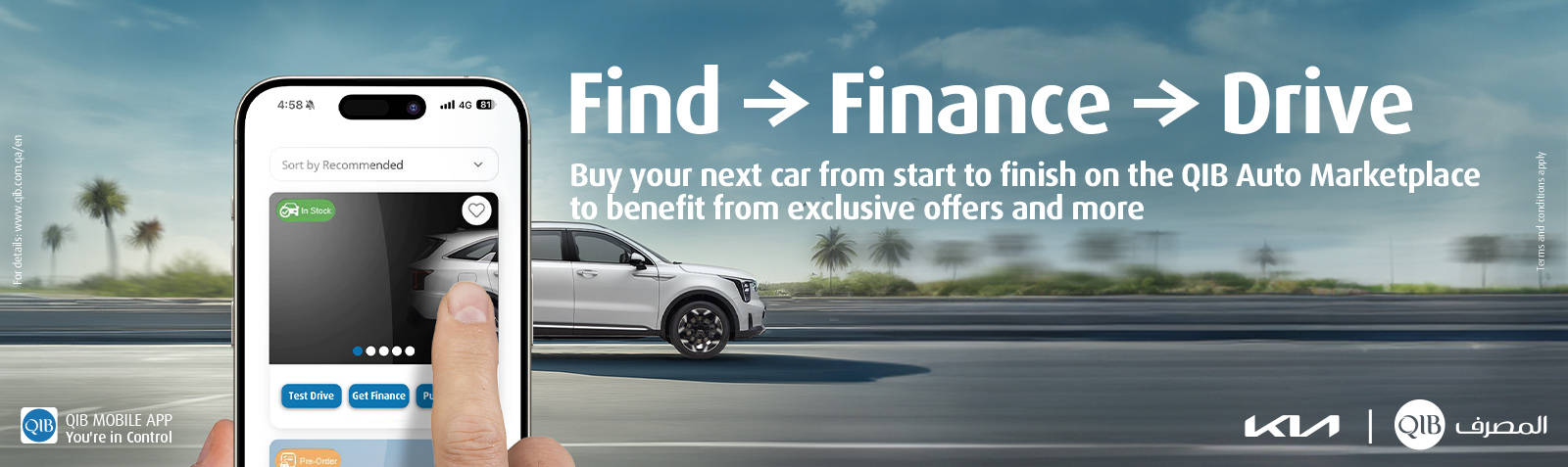 Kia Joins the QIB Auto Marketplace to Enrich Car Buying Experience